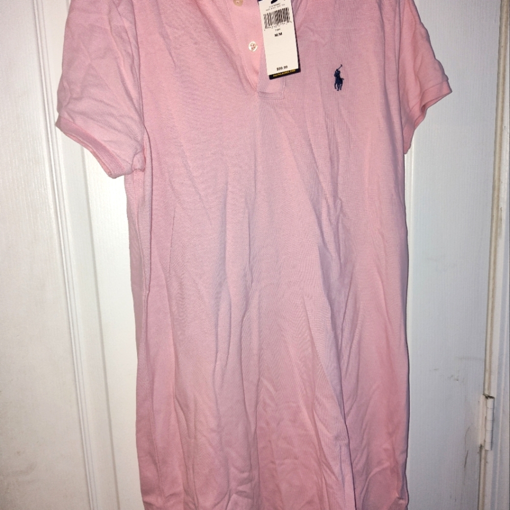 New Ralph Lauren Polo Light Pink Sport Dress (Authentic)
